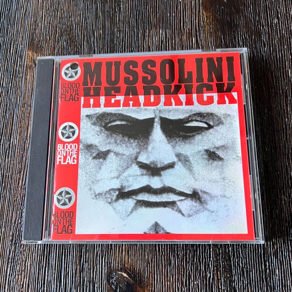Mussolini Headkick Blood on the Flag CD 1990 Industrial EBM Antler-Subway